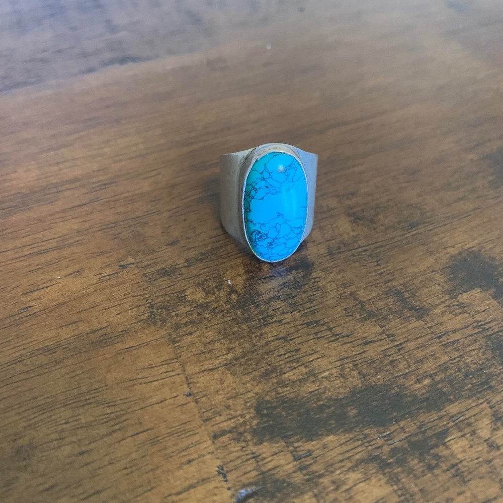 Turquoise and Silver Ring
